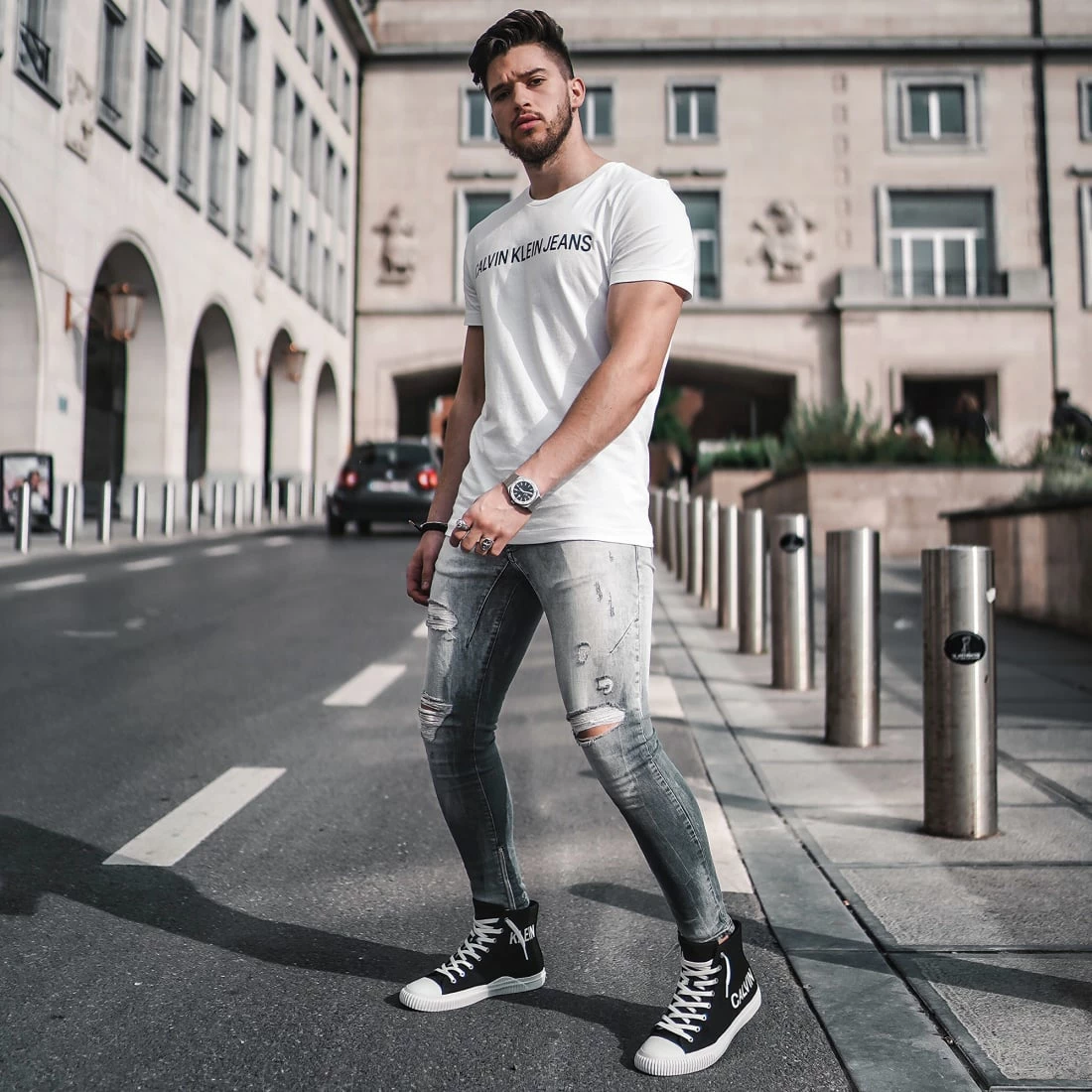 Le moins cher ✔️ Tee 👕 Shirt Basic Institutional Logo 7855 Blanc de Calvin Klein 🌟 6 Le moins cher ✔️ Tee 👕 Shirt Basic Institutional Logo 7855 Blanc de Calvin Klein 🌟 – Image 6