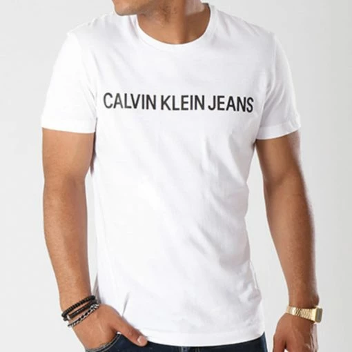 Le moins cher ✔️ Tee 👕 Shirt Basic Institutional Logo 7855 Blanc de Calvin Klein 🌟 2 Le moins cher ✔️ Tee 👕 Shirt Basic Institutional Logo 7855 Blanc de Calvin Klein 🌟 -Calvin Klein Soldes Magasin calvin klein 143850 J30J307855 112 NOOSSS20 TPDT 20200415T142703 01