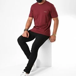 Les meilleures critiques de 😉 Tee 👕 Shirt Cotton Chest Logo 3307 Bordeaux de Calvin Klein ❤️ -Calvin Klein Soldes Magasin calvin klein 221147 K10K103307 XUU NOOSFW20 20200708T132834 03