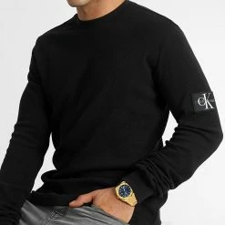 Coupon 🔔 Sweat Crewneck BEH 6610 Noir de Calvin Klein 👍 -Calvin Klein Soldes Magasin calvin klein 238799 J30J316610 BEH 20221102T121903 03