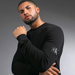 Coupon 🔔 Sweat Crewneck BEH 6610 Noir de Calvin Klein 👍 -Calvin Klein Soldes Magasin calvin klein 238799 J30J316610 BEH NOOS TPDT 20211117T095424 05