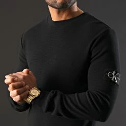 Coupon 🔔 Sweat Crewneck BEH 6610 Noir de Calvin Klein 👍 -Calvin Klein Soldes Magasin calvin klein 238799 J30J316610 BEH TPDT 20210127T104406 06