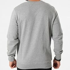 Meilleure affaire 😍 Sweat Crewneck Basic Institutional Logo 7757 Gris Chiné de Calvin Klein 🥰 -Calvin Klein Soldes Magasin calvin klein 244852 J30J307757 039 20201223T155556 04
