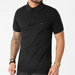 Top 10 😉 Polo Manches Courtes Liquid Touch 7090 Noir de Calvin Klein 🤩
