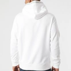 Tout neuf ⭐ Sweat Capuche Logo Jacquard 7043 Blanc de Calvin Klein 💯 -Calvin Klein Soldes Magasin calvin klein 249743 J30J317043 YAF 20210204T162349 04