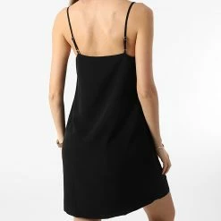 Acheter ✨ Robe Débardeur Femme Monogram 5669 Noir de Calvin Klein 🔔 -Calvin Klein Soldes Magasin calvin klein 254043 J20J215669 BEH 20210322T141955 04