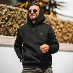 Promo 😍 Sweat Capuche 9789 Noir Doré de Calvin Klein ✔️ -Calvin Klein Soldes Magasin calvin klein 255977 FAB J30J319789 BEH 20210419T151847 07