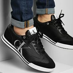 De gros 🧨 Baskets Low Profile 👟 Sneaker Laceup 0026 Black de Calvin Klein 🤩
