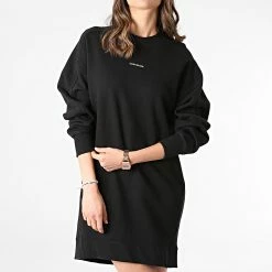 Les meilleures critiques de 🎉 Sweat Robe Crewneck Femme Micro Branding 6514 Noir de Calvin Klein 🌟 -Calvin Klein Soldes Magasin calvin klein 265753 J20J216514 BEH 20210521T161737 03