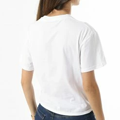 Meilleure affaire 🧨 Tee 👚 Shirt Femme Knotted 7181 Blanc de Calvin Klein 🥰 -Calvin Klein Soldes Magasin calvin klein 270177 J20J217181 YAF 20210621T101252 04