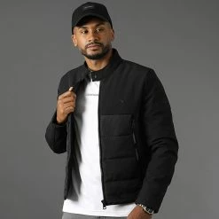 Budget 🧨 Veste Zippée Moto 8218 Noir de Calvin Klein ⌛ -Calvin Klein Soldes Magasin calvin klein 272618 J30J318218 BEH 20210707T091042 06