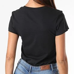 Meilleur prix 😀 Lot De 2 Tee 👚 Shirts Femme Institutional Logo 6466 Noir Gris Anthracite de Calvin Klein ⭐ -Calvin Klein Soldes Magasin calvin klein 275523 J20J216466 PCK 20210804T112146 04