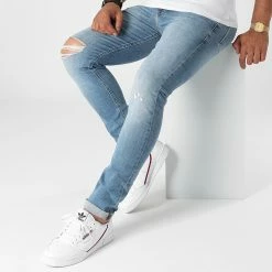 Sortie ❤️ Jean Skinny 8968 Bleu Denim de Calvin Klein 🥰 -Calvin Klein Soldes Magasin calvin klein 276658 J30J318968 1AA 20210803T140542 03