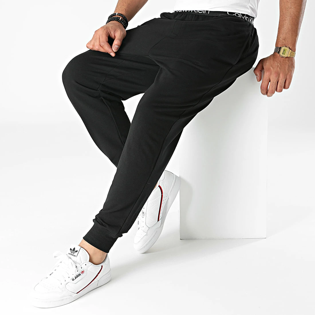 Vente flash 🤩 Pantalon Jogging NM2175E Noir de Calvin Klein ❤️ 3 Vente flash 🤩 Pantalon Jogging NM2175E Noir de Calvin Klein ❤️ – Image 3