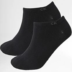 Coupon 😀 Lot De 2 Paires De Chaussettes 701218707 Noir de Calvin Klein 👍