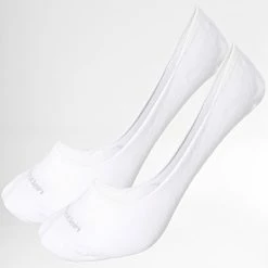 Meilleure vente 🔔 Lot De 2 Paires De Chaussettes 701218708 Blanc de Calvin Klein ❤️