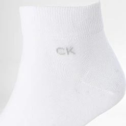Promo 🌟 Lot De 2 Paires De Chaussettes 701218706 Blanc de Calvin Klein 😀 -Calvin Klein Soldes Magasin calvin klein 279586 701218706 002 20210906T164005 03