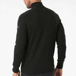 Offres 💯 Pull Col Zippé Mix Media 7455 Noir de Calvin Klein 🔥 -Calvin Klein Soldes Magasin calvin klein 280732 K10K107455 BEH 20210825T115958 04