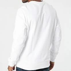 Top 10 👍 Sweat Crewneck Center Logo 7895 Blanc de Calvin Klein 😍 -Calvin Klein Soldes Magasin calvin klein 280742 K10K107895 YAF 20210826T161535 04
