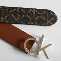 Coupon 🎉 Ceinture Femme Réversible Mono Mix CK Logo 8476 Marron de Calvin Klein 😍 -Calvin Klein Soldes Magasin calvin klein 280797 60K608476 0HH 20210906T163147 03