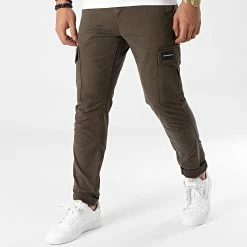 Sortie 🔔 Pantalon Cargo Skinny 8586 Taupe de Calvin Klein ⌛