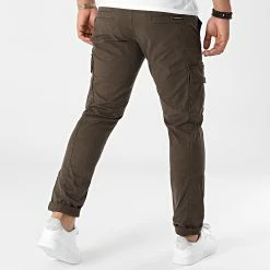 Sortie 🔔 Pantalon Cargo Skinny 8586 Taupe de Calvin Klein ⌛ -Calvin Klein Soldes Magasin calvin klein 288023 J30J318586 LBL 20211014T151144 04