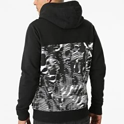 Bon marché 🎉 Sweat Capuche Allover Print 7893 Noir Blanc de Calvin Klein ✨ -Calvin Klein Soldes Magasin calvin klein 288641 K10K107893 0K5 20211015T163215 04