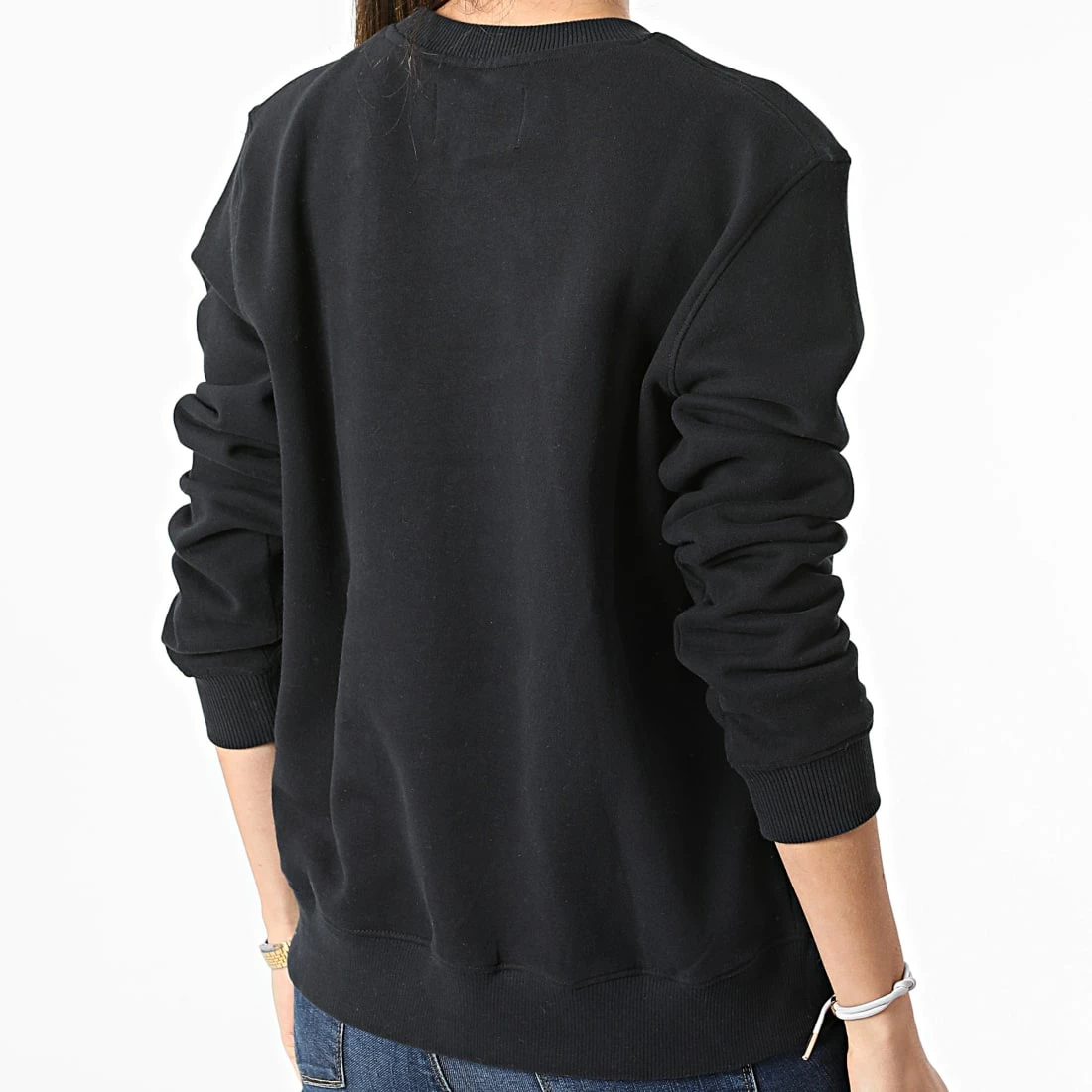 De gros 👏 Sweat Crewneck Femme Core Monogram 9140 Bleu Marine de Calvin Klein 🥰 4 De gros 👏 Sweat Crewneck Femme Core Monogram 9140 Bleu Marine de Calvin Klein 🥰 – Image 4