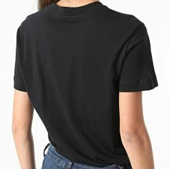 Bon marché 🤩 Tee 👕 Shirt Femme Core Monogram 9142 Noir de Calvin Klein 💯 -Calvin Klein Soldes Magasin calvin klein 291316 J20J219142 BEH 20211122T085700 04