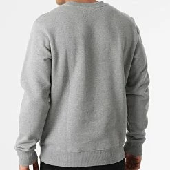 Coupon ✨ Sweat Crewneck Core Monogram 0933 Gris Chiné de Calvin Klein ✔️ -Calvin Klein Soldes Magasin calvin klein 291327 J30J320933 P2D 20211118T142931 04