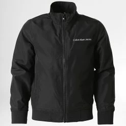 Grosses soldes 🌟 Coupe-Vent Enfant Essential 0258 Noir de Calvin Klein 💯