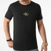 Nouveau 🤩 Tee 👚 Shirt New Iconic Essential 1601 Noir Doré de Calvin Klein 🔥