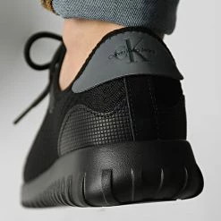 Vente flash ⭐ Baskets Runner Laceup Eva 0369 Black de Calvin Klein 🥰 -Calvin Klein Soldes Magasin calvin klein 292463 YM0YM00369 BDS 20211119T082044 04