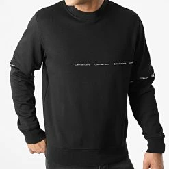 Nouveau 😉 Sweat Crewneck 9700 Noir de Calvin Klein ❤️ 6 Nouveau 😉 Sweat Crewneck 9700 Noir de Calvin Klein ❤️ -Calvin Klein Soldes Magasin calvin klein 292650 J30J319700 BEH 20211210T160557 03