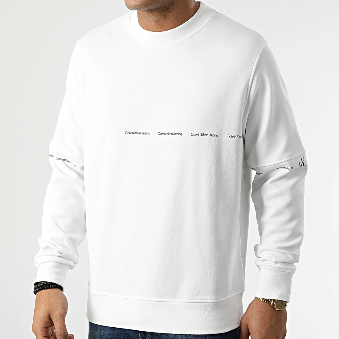 Coupon 🧨 Sweat Crewneck 9700 Blanc de Calvin Klein 😀 1 Coupon 🧨 Sweat Crewneck 9700 Blanc de Calvin Klein 😀