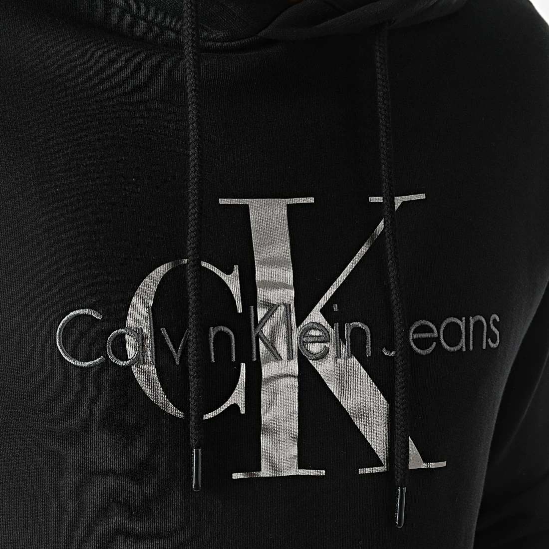 Meilleure affaire 😍 Sweat Capuche 0805 Noir Argenté de Calvin Klein ✨ 2 Meilleure affaire 😍 Sweat Capuche 0805 Noir Argenté de Calvin Klein ✨ – Image 2