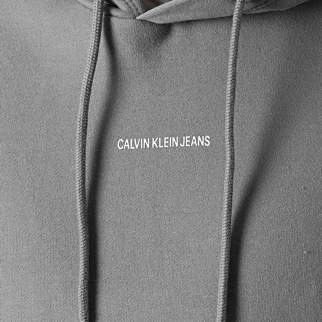 Le moins cher 🎁 Sweat Capuche Micro Branding 7388 Gris de Calvin Klein 🎁 2 Le moins cher 🎁 Sweat Capuche Micro Branding 7388 Gris de Calvin Klein 🎁 – Image 2