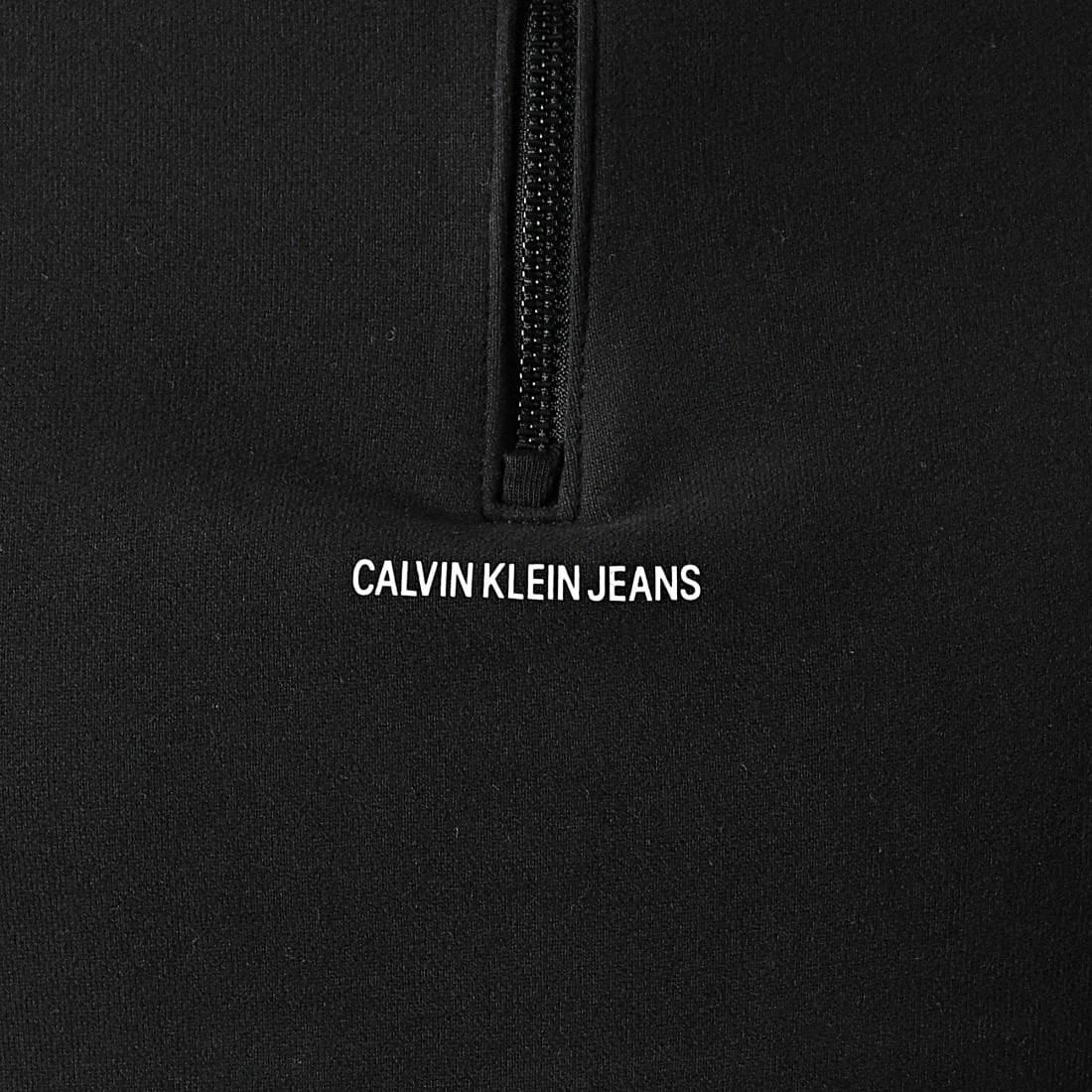 Budget ✨ Sweat A Col Zippé 9695 Noir de Calvin Klein 🎁 2 Budget ✨ Sweat A Col Zippé 9695 Noir de Calvin Klein 🎁 – Image 2