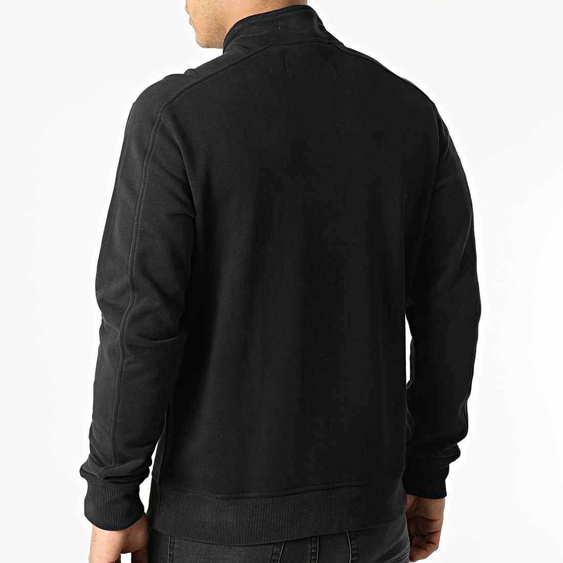 Budget ✨ Sweat A Col Zippé 9695 Noir de Calvin Klein 🎁 4 Budget ✨ Sweat A Col Zippé 9695 Noir de Calvin Klein 🎁 – Image 4