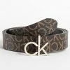 Meilleur prix 🌟 Ceinture Femme Re-Lock Logo 9001 Marron de Calvin Klein 😉