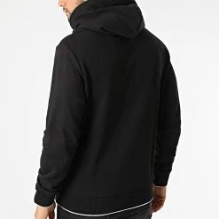 Budget 🔔 Sweat Capuche Center Logo 8180 Blanc de Calvin Klein ✨ -Calvin Klein Soldes Magasin calvin klein 293149 K10K108180 BEH 20211129T092622 04