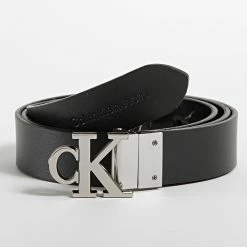Budget 🎉 Ceinture Réversible Femme Mono Hardware 8973 Noir de Calvin Klein 🌟 -Calvin Klein Soldes Magasin calvin klein 294179 K60K608973 0GN 20211209T162107 04