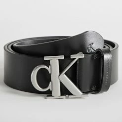 Meilleure affaire ⭐ Ceinture Mono Hardware 8226 Noir de Calvin Klein ⌛