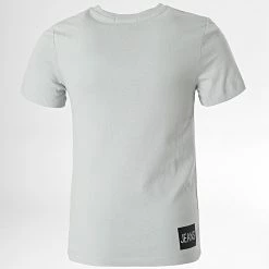 Budget 😍 Tee 👚 Shirt Enfant Institutional 0347 Gris de Calvin Klein ⌛ -Calvin Klein Soldes Magasin calvin klein 294869 IB0IB00347 PRM 20211214T162945 04