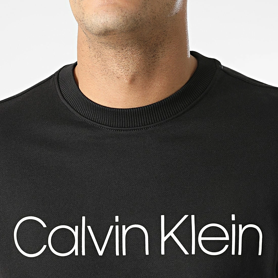 Nouveau ✔️ Sweat Crewneck Cotton Logo 4059 Noir de Calvin Klein 👏 2 Nouveau ✔️ Sweat Crewneck Cotton Logo 4059 Noir de Calvin Klein 👏 – Image 2