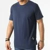 Nouveau 😉 Tee 👕 Shirt Oversize Badge Turn Up Sleeve 5319 Bleu Marine de Calvin Klein 🤩