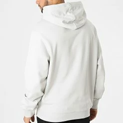 Bon marché 🎁 Sweat Capuche Blocking 9697 Gris Clair de Calvin Klein 👍 -Calvin Klein Soldes Magasin calvin klein 295647 J30J319697 P06 20211220T162337 04