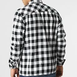 De gros 🎁 Surchemise A Carreaux Buffalo Check 0345 Noir Blanc de Calvin Klein 😀 -Calvin Klein Soldes Magasin calvin klein 295662 J30J320345 BEH 20211217T162918 04