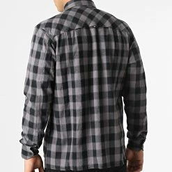 De gros 💯 Surchemise A Carreaux Buffalo Check 0345 Noir Gris Anthracite de Calvin Klein 👍 -Calvin Klein Soldes Magasin calvin klein 295663 J30J320345 PTP 20211217T163847 04
