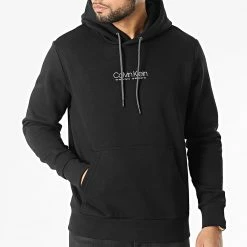 Meilleure affaire ✨ Sweat Capuche Coordinates Logo 8057 Noir de Calvin Klein 👏 -Calvin Klein Soldes Magasin calvin klein 295800 K10K108057 BEH 20211220T161642 03